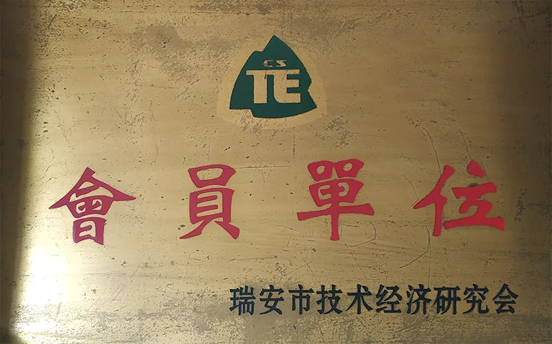 瑞安市技术经济研究会会员单位